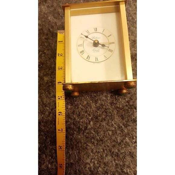 Vintage Belt time brass table top alarm - Picture 9 of 9